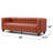 Latitude Run® Chic Vegan Leather, Cube-Tufted Sofa-1820623978