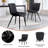 Modern faux leather side dining chair-1346871466