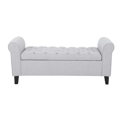 Hayes Armed Storage Bench