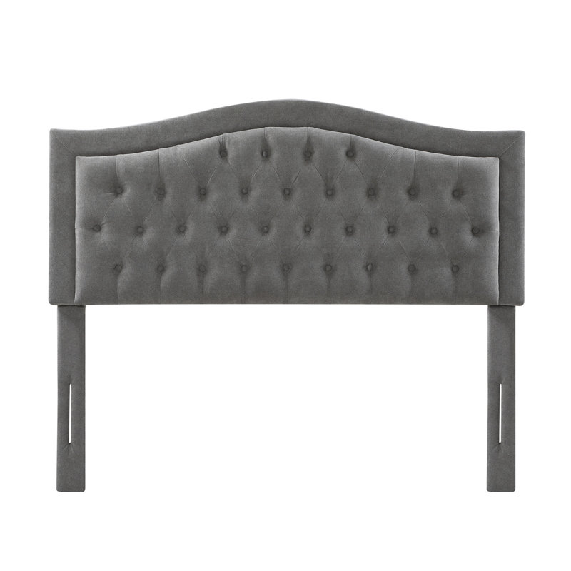 Upholstered Headboard, Full/Queen, Gray