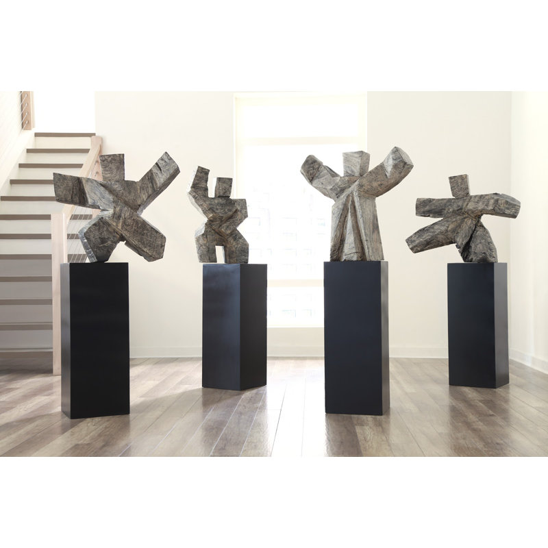 Tai Chi Sculpture on Pedestal