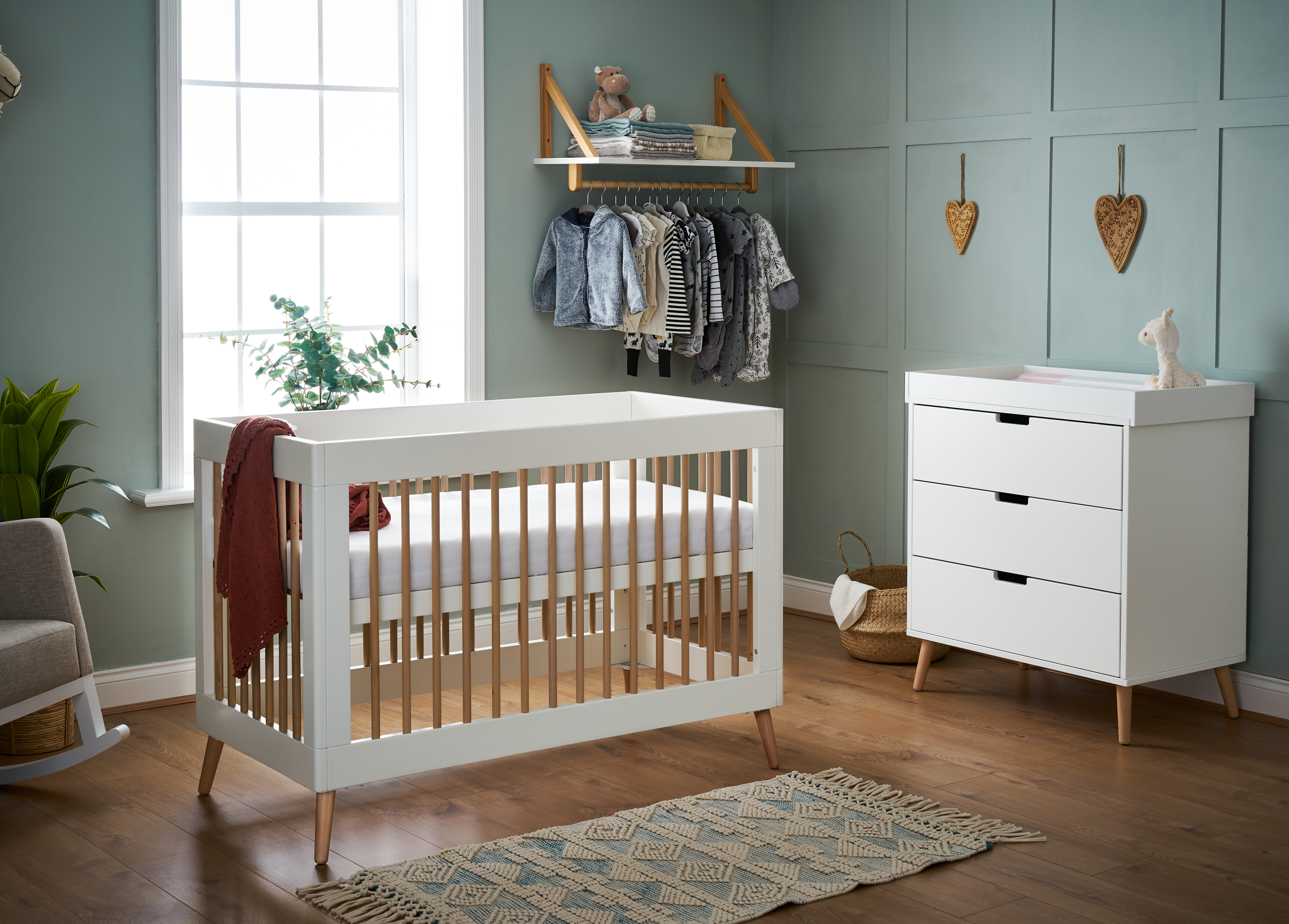 Two tone nursery top furniture