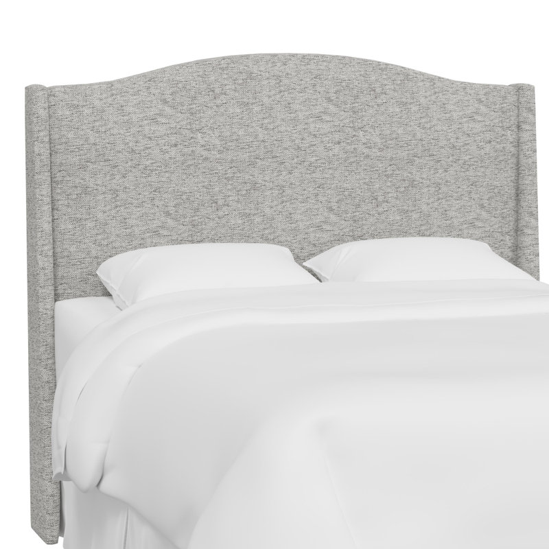 Byrd Upholstered Wingback Headboard, California King, Milsap Spray Sustain® Tweed