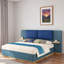 Lit plateforme tapissier avec tablettes-742419360-742419364