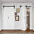 84'' Solid + Manufactured Wood double Bi-Fold Barn Doors Primed ready for use-98430417