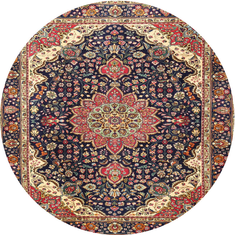 Oriental Indoor Rug, Round 4'