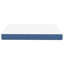 Vidaxl Bed Mattress With Mattress Blue Fabric-117669056