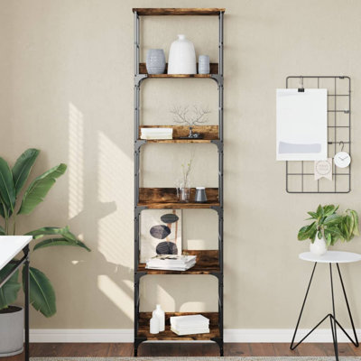 Nevai 188.5 cm H x 50 cm W Steel Etagere Bookcase