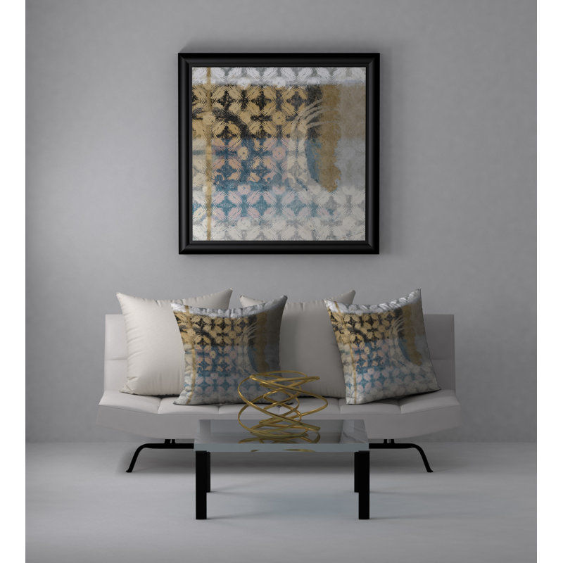 Geometric Reversible Throw Pillow, 18" x 18"