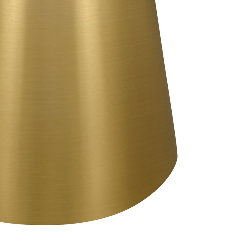 Atonal Pedestal Coffee Table, Gold