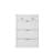 1250 Color Shoe Cabinet With 3 Doors 2 Drawers,PVC Door With Shape ,Large Space For Storage-2101699732