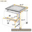 Table de chevet 2 tiroirs Abbegail-36778996