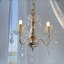 Sculpture moderne girafe blanche 39,5 "avec lustre en cristal, lumière décorative