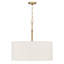 Luminaire suspendu 3 lumières Molvene 24 "