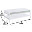 Mirage - Table basse - Blanc