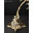 23" Tree on Tortoise Sculpture - Handcrafted Brass & Stone Modern Art - Contemporary Symbolic Home Décor Statement Piece