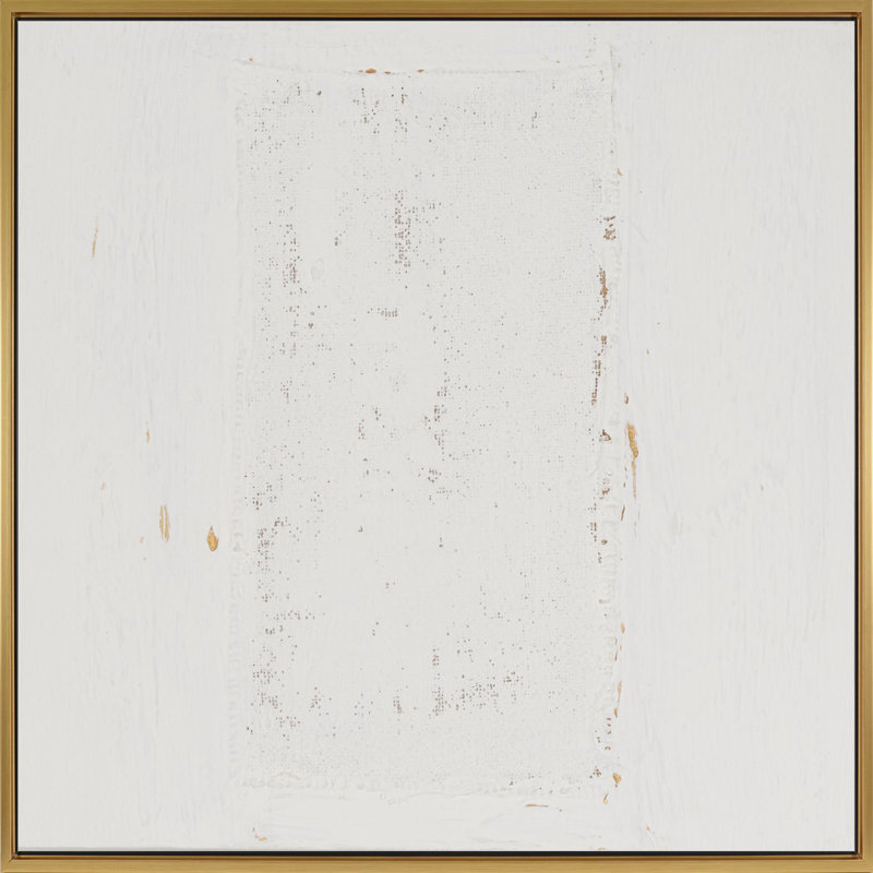 Bashful - peinture sur toile, Cadre doré Laguna
