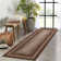 Washable Modern Rugs for Bedroom Imitation Braided Soft Geometric Area Rug Non Slip Stain Resistant Carpet