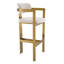 Donato Upholstered Stool with Metal Frame-72767079