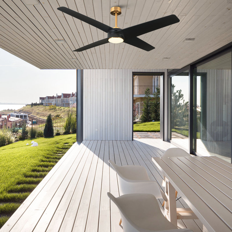 Antonien 60'' Modern Ceiling Fan with 3CCT Dimmable LED Lights and Remote Control