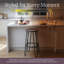 Lavish Home 24-Inch Counter Height Hairpin Leg Bar Stool