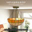 Tiffany Glass Flush Mount-1599841238