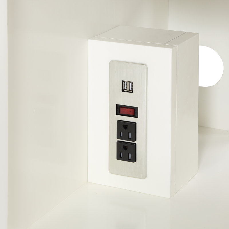 Gracie 48'' W Single Vanity, White Quartz, Satin White (Cream White)