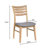 Upholstered Solid Wood Ladder-Back Dining Chair-999156181