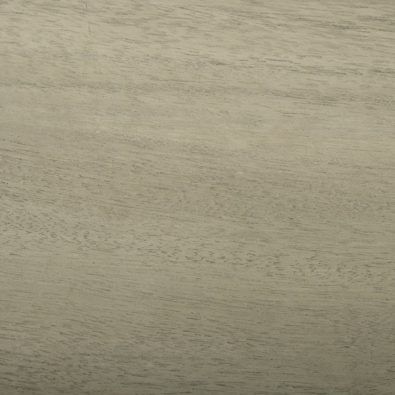Banc en bois de chêne gris pour la salle à manger, 15 de largeur, 18 de hauteur, conception, complément aux grains naturels de 48 W, lignes épurées, aspect artisanal