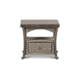 Davenport Outdoor Side Table w/ Bluestone Top