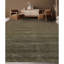 Tapis rectangulaire en soie / laine noué à la main brun foncé / beige-88508379