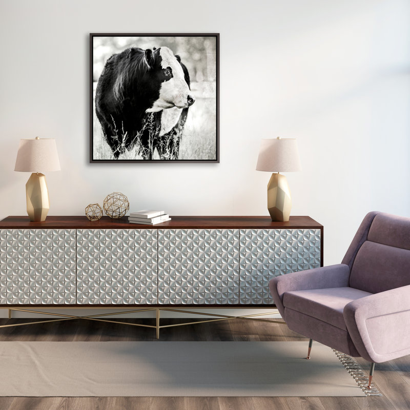 «Dude», art mural encadré, H 31,75 po x l 31,75 po, Espresso