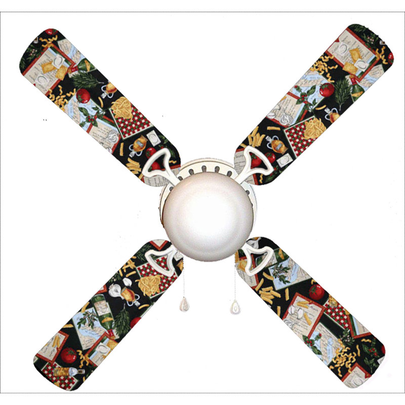 Ventilateur de plafond à 4 pales 42 po avec chaînette et ensemble d’éclairage inclus Gammell