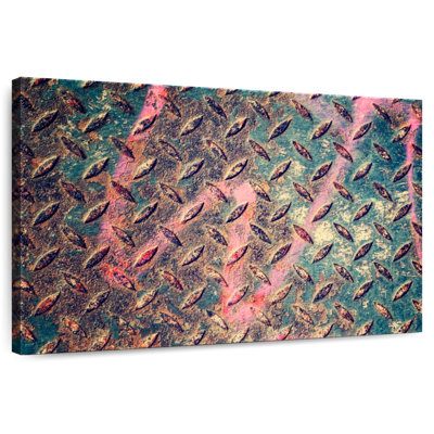 Kerner Abstract Metal Plate
