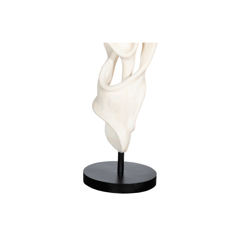 Cast Dancing Sculpture, Coupé, Faux Bleached
