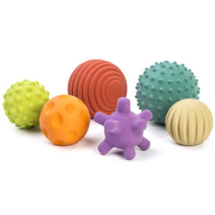 Miniland Educational Sensory Balls, Set Of 6