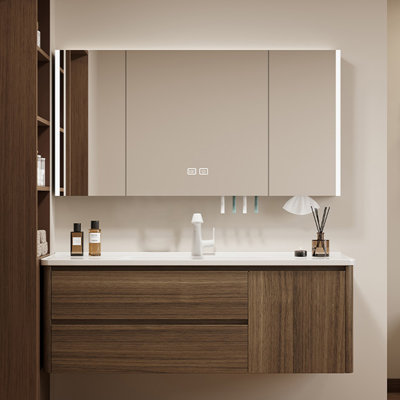 Retro fashion bathroom cabinet