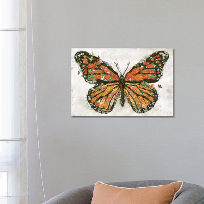Monarch Butterfly by Barrett Biggers - Painting on Canvas