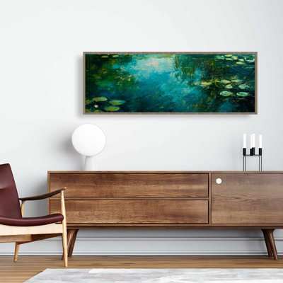 Static Green Framed Canvas - Stylish Home Decor Accent