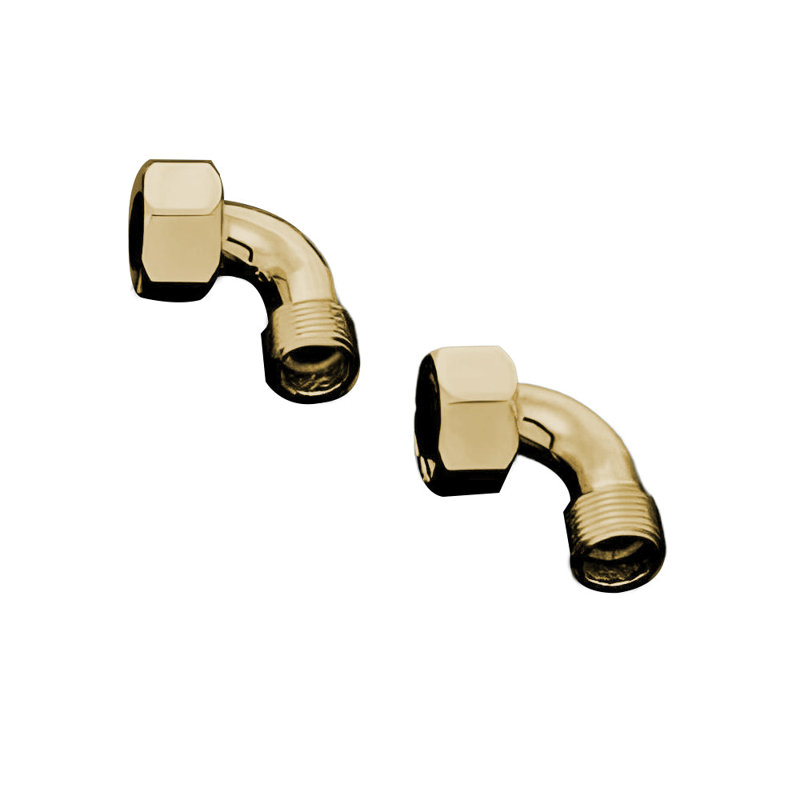 Raccords / attaches avec coude de couplage de robinet de baignoire et écrou IPS au robinet de 0,75 po par Strom Living
