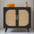 Buffet Cabinet With Storage,  Accent Bathroom Floor Cabinet,With Two Doors And 4 Compartments Forstorage,Cabinet With Solid Wood Feet,Sideboard Cabinet For Hallway, Entry, Living Room-288347719