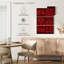 Ensemble de motifs Tergel - rouge-108617043