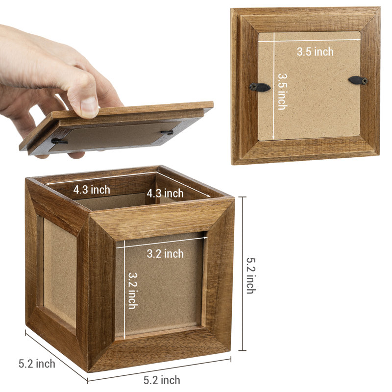 Square Decorative Picture Frame Shadow Box