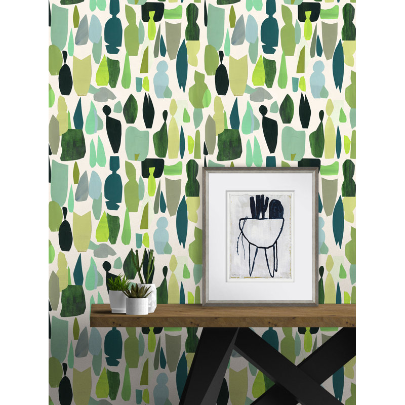 Susan Hable Abstract Wallpaper by Susan Hable, Yellow