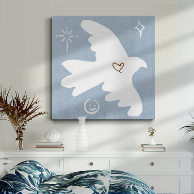White Dove II-Premium Gallery Wrapped Canvas - Ready to Hang