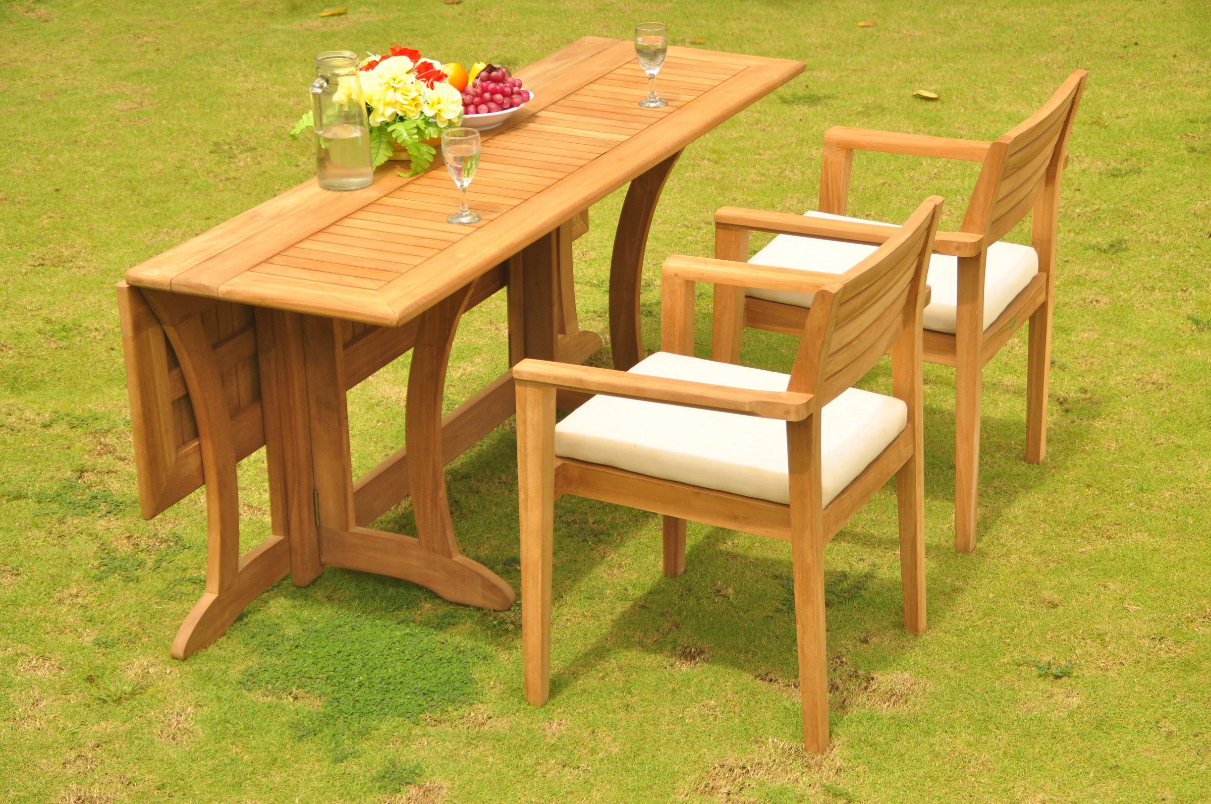 Rosecliff Heights Colt 3 Piece Teak Bistro Set - Wayfair Canada