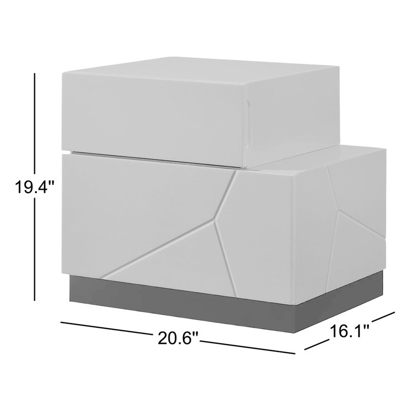 Mcguinness 20.6'' W Nightstand, Left