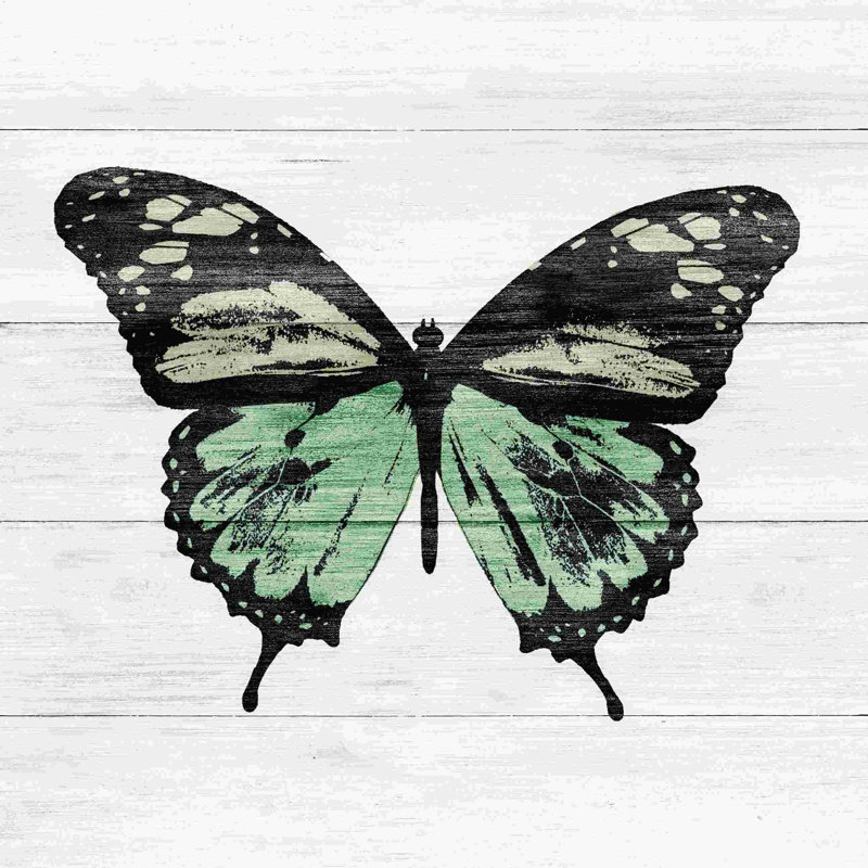 " Vintage Green Butterfly ", 36" H x 36" W  