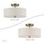 Plafonnier semi-encastré 2 lumières Acree-1480526064-1480526066