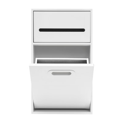 Recessed Tilt Out Wall Mounted Trash Can